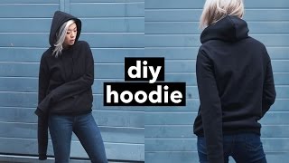 DIY Hoodie from Scratch  WITHWENDY [upl. by Guss661]