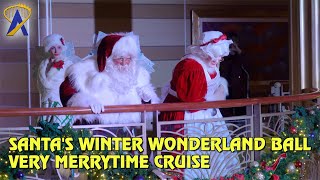 Santa’s Winter Wonderland Ball  Very Merrytime Cruise on Disney Cruise Line [upl. by Rohpotsirhc299]