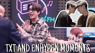 TXT AND ENHYPEN MOMENTS PART 3 [upl. by Kerge]