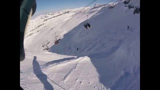 Ski Alpes piste noire 2016 [upl. by Saimerej]