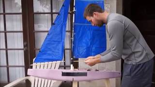 PBC Yacht Race  RC Sailboat Built in A Day [upl. by Enytsirk]