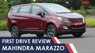 Mahindra Marazzo First Drive Review  NDTV carandbike [upl. by Ymme]