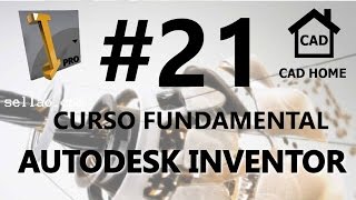 21 Curso Inventor  Ensamblaje  Restricciones  Constrain [upl. by Nagaek]