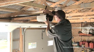 How To Install A Garage Door Opener [upl. by Anerat]