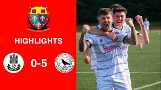 Caerleon 05 Cwmbrân Town  Gwent FA Senior cup  Quarter final highlights [upl. by Rojas468]