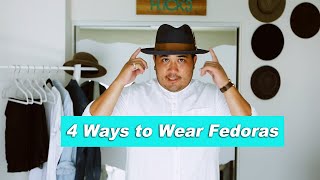 How To Wear Fedoras [upl. by Ahseuqram201]