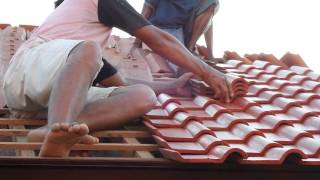 How to install terracotta roof tiles [upl. by Ailisab]