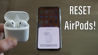 How To Reset AirPods  Fix ANY and ALL Problems [upl. by Uriiah]