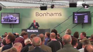 Aston Martin DB5 and DB6 Volante sold at Bonhams Aston Martin Works sale [upl. by Pitarys376]