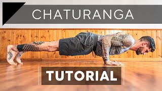 Chaturanga Pose Tutorial  Breathe and Flow Yoga [upl. by Adnomal436]