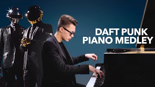 15 Daft Punk songs in 7 minutes  Daft Punk Piano Medley [upl. by Sivrat]