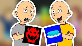 ULTIMATE Behavior Card DayClassic Caillou Gets in Dead Meat [upl. by Shaffer727]