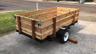 Harbor Freight Utility Trailer Build DIY utilitytrailer [upl. by Malka727]