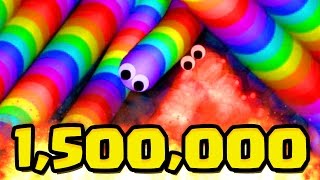 SLITHERIO 1500000 WORLD RECORD SPECIAL Slitherio Team Gameplay [upl. by Regen]