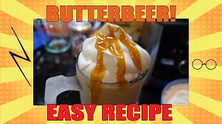 Easy Butterbeer Recipe  Harry Potter  Fall  Halloween Recipes Only 3 ingredients [upl. by Wurst]