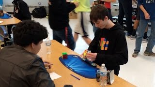 490 3x3 Rubiks Cube World Record Former  Lucas Etter [upl. by Neimad]