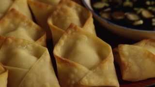 How to Make Crab Rangoon  Appetizer Recipes  Allrecipescom [upl. by Shulins]