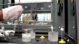 Nitration of Methyl Benzoate part I CHEM2050 [upl. by Edualcnaej940]