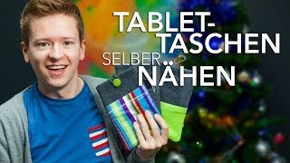 Tablet Hülle selber nähen  DIYSunday [upl. by Eidas]