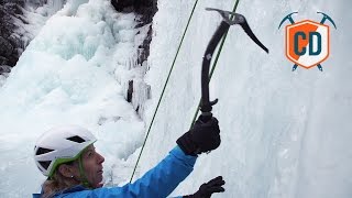 How To Place An Ice Axe Like A Boss Ice Climbing  Climbing Daily Ep 668 [upl. by Eilrak]