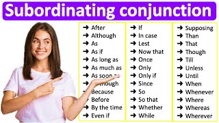 SUBORDINATING CONJUNCTIONS 📚 Learn all types with examples  English Grammar [upl. by Iphigenia997]