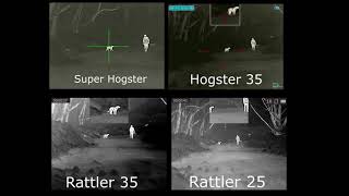 Thermal Image Hogster vs Rattler 50 to 150 yards [upl. by Attenad]