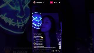 Diego Martir Kisses Desiree Montoya on Instagram LIVE [upl. by Siuoleoj644]