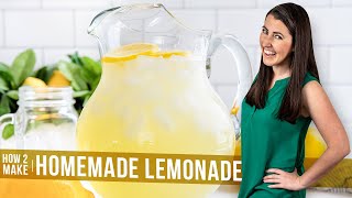 How to Make A Homemade Lemonade Recipe  The Stay At Home Chef [upl. by Platt]