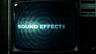 25 FREE Unique Vintage SFX  Free Sounds Effects for Video [upl. by Yllehs]