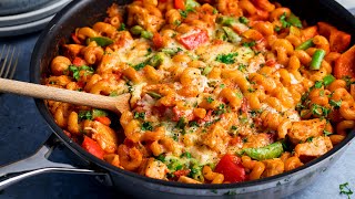 30 Minute One Pot Chicken Pasta  Perfect Family Weeknight Dinner [upl. by Suoiradal68]