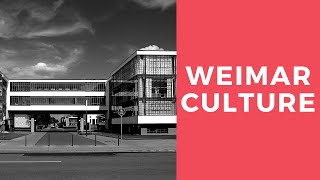 Weimar Culture [upl. by Damales]