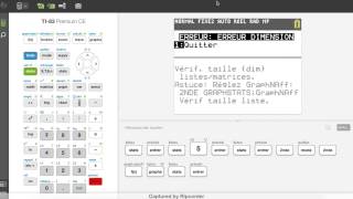 Erreurs les plus courantes avec la TI83 Premium CE [upl. by Ioj608]