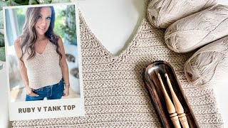 How to Crochet Easy Summer Tank Top [upl. by Anegroeg]