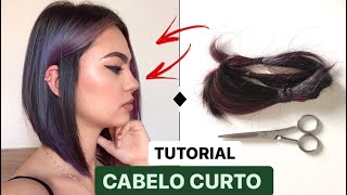 CORTANDO MEU CABELO CURTO SOZINHA  Namie Kishimoto [upl. by Eynenihc]