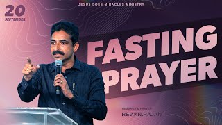 FASTING PRAYER  20 September 2024  Rev KNRAJAN [upl. by Hazeghi]