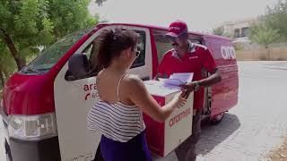 Aramex  delivery test  what3words [upl. by Nahc562]