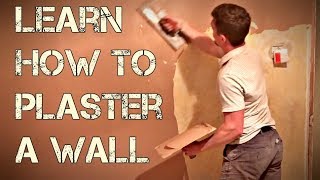 How To Plaster A Wall  Plastering For Beginners [upl. by Victor163]