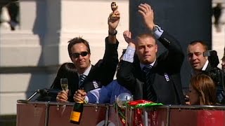 2005 Ashes victory  The Celebrations [upl. by O'Neill]