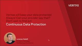 NetBackup Continuous Data Protection for VMware [upl. by Willard575]