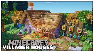 Minecraft Villager Houses  THE FLETCHER  Minecraft Tutorial [upl. by Oni]