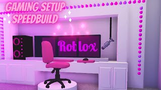 GAMING SETUP with WORKING LED LIGHTS ♡ Adopt Me Roblox [upl. by Loraine]