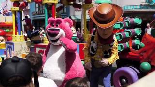 Meet LotsoHuggin Bear aka Lotso from Toy Story 3 at Disneys Hollywood Studios [upl. by Paymar242]