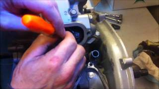 Kawasaki VTwin ATV Valve Adjustwmv [upl. by Peyter408]