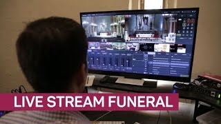 Cant make the funeral Just watch the live stream [upl. by Keavy860]