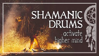 SHAMANIC JOURNEY • Activate Your Higher Mind • Shaman Drums • Trance and Meditation [upl. by Noiwtna]