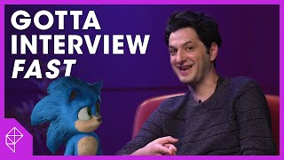 The fastest interview ever with Ben Schwartz from Sonic the Hedgehog [upl. by Frasquito]