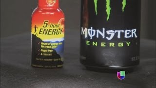 Riesgos de las bebidas energéticas  Noticiero Univisión [upl. by Hardigg]