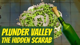 Plunder valley The hidden scarab on the North East shore  Sea of Thieves [upl. by Ssitruc47]