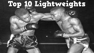 Top 10 Lightweight Boxers of All Time [upl. by Naimerej]