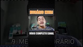 MELHOR HORÁRIO POSTAR VÍDEO KWAI shorts [upl. by Primavera590]